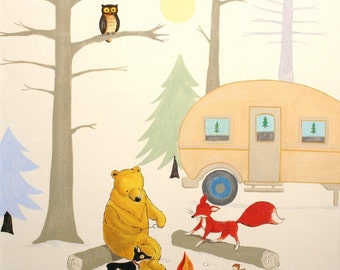 Camp Hawk- PRINT 11x11"