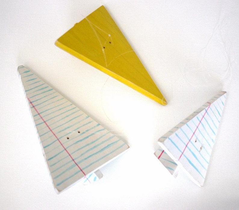 College Rules Paper Airplane by Marnie V. Etsy