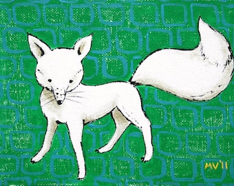 The White Fox- Print 8x10