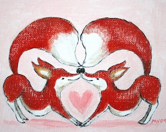 A Foxy kind of Love PRINT 8x10