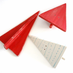 Hawk&#39;s Paper Airplanes Mobile by Marnie Vollenhals