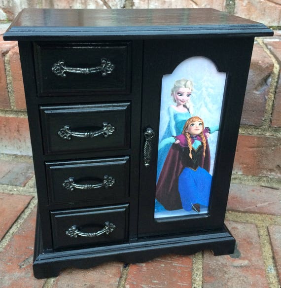 Frozen Jewelry Box Disney inspired Queen Elsa Princess Anna Etsy