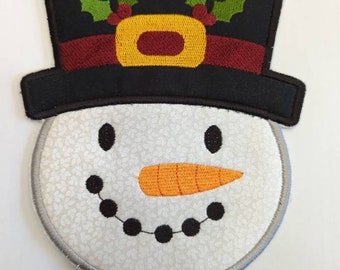 Snowman Embroidered Trivet