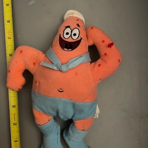 TY Patrick Barnacleboy 2006 Viacom Beanie Plush Toy Animal SpongeBob 8"