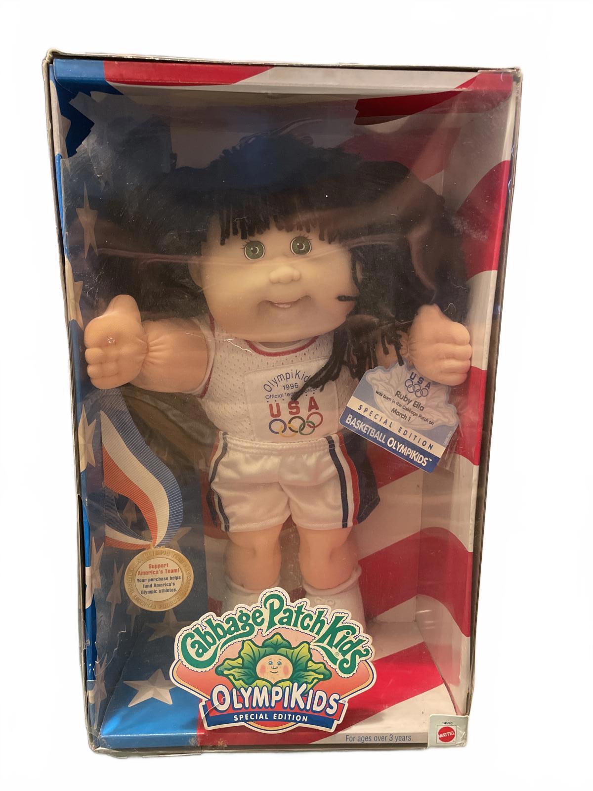 キャベツ人形　オリンピックフィギュアセット　1996年USA Vintage Mattel Special Edition Cabbage Patch Kids Olympikids