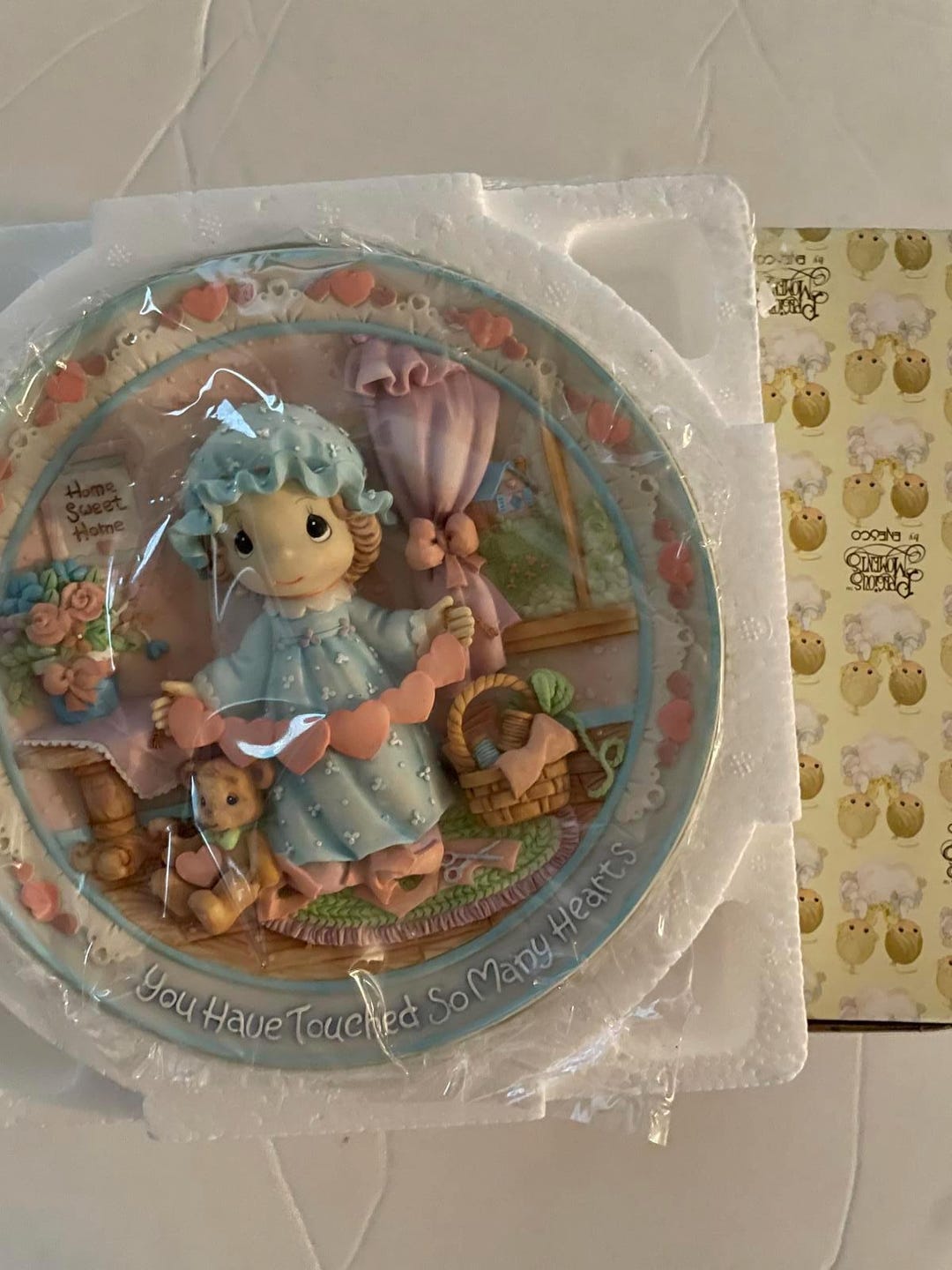 1995 Precious Moments You Have Touched so Many Hearts Plate