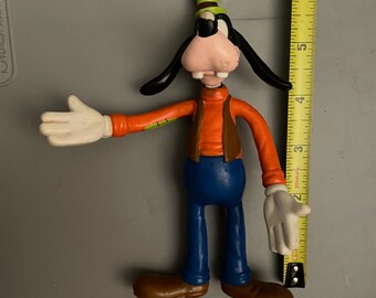 Vintage Applause Walt Disney Goofy Bendy Bendable Twistable Rubber