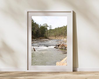 Broken Bow, Oklahoma, Digital Download, Photo Print, Beavers Bend State Park, Friends Trail Loophead, Nature, Scenic, Water, River