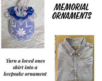 Memorial Ornament - Tribute to Loved One - Memory Ornament - Keepsake Ornament - In Memory Ornament