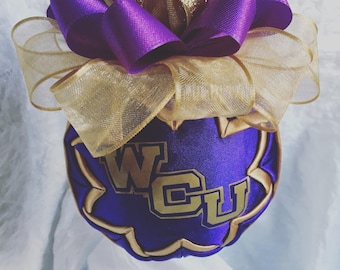 University Team Ornament - Spirit Ornaments With Team Colors - All Special Order, Graduation Gift, Christmas Gift