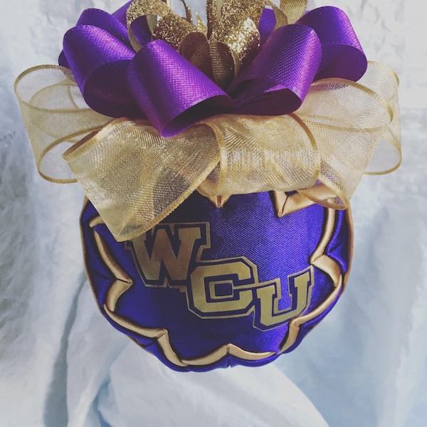 University Team Ornament - Spirit Ornaments With Team Colors - All Special Order, Graduation Gift, Christmas Gift