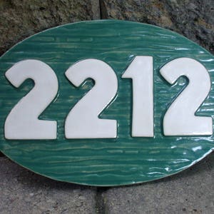 House Address Number Sign Plaque for Wall Mounting / Custom Handcrafted ...