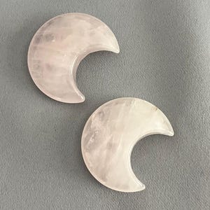 Rose Quartz Crescent Moon