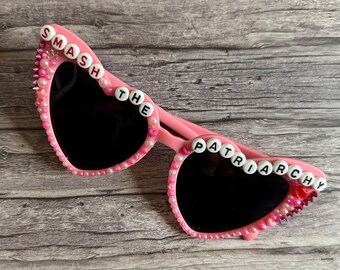 Gafas novedosas Smash the Patriarchy