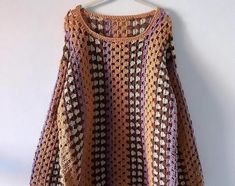 Taylor Dress Crochet Pattern, Granny Stitch Design (US Terms)