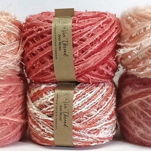 Upcycled Multicolor Yarn Bundle: 300g Mixed Fibers for Knitting & Crochet