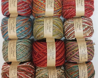 Upcycled Yarn Bundle: Rusty Dusty Multicolor Mystery Box