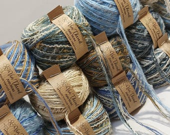 Kit de Fios Reciclados: Caixa Misteriosa Multicolorida 'Harmonia de Inverno'