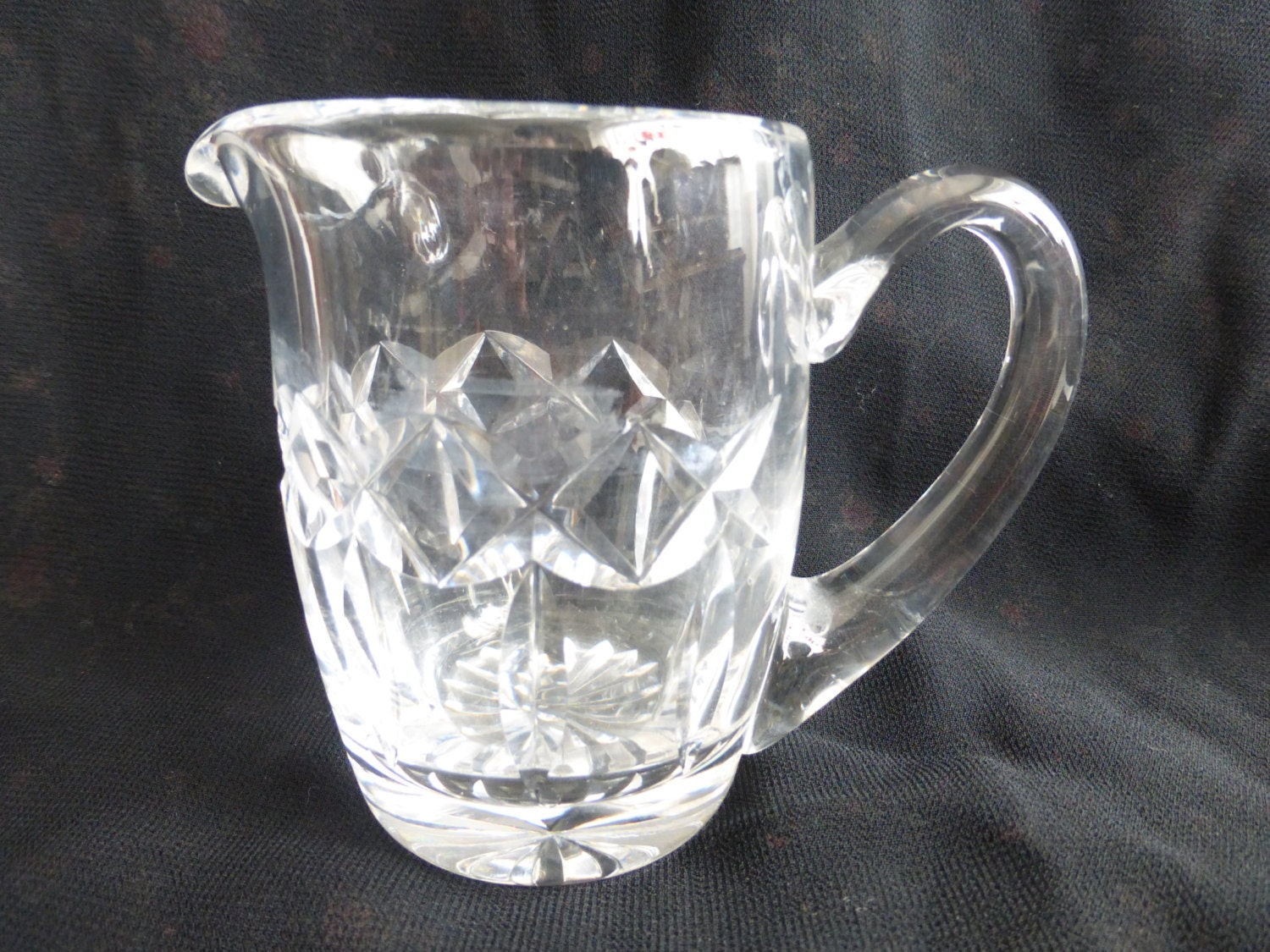 Waterford Clear Crystal Kerry Pattern Creamer Pitcher Etsy