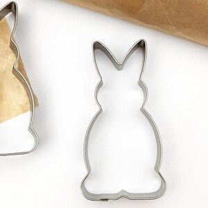 Sweden Rabbit Bunny Cookie Cutter Stainless Steel Swedish Made And Marked "Sweden" CCU-004