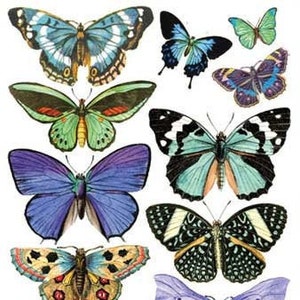 3 Sheets Self Adhesive Butterfly Stickers Colorful Scrapbooking ...