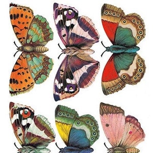 3 Sheets Self Adhesive Butterfly Stickers STKC13 - Etsy