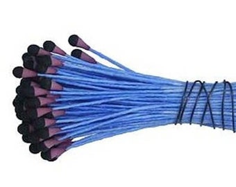 4 Bundles Germany Millinery Flower Stamen Peps 400 Stems Blue With Purple  85H x4