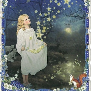 From Germany 5 Postcards The Star Money Fairy Tale Five Matching German Cards PK8034
