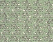 2 Sheets Italy Paper Green Vine Print Italian Paper Rossi IPR259GR x2