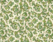 2 Sheets Traditional Florentine Print Paper in Greens Italy Italy IPR134GR x2