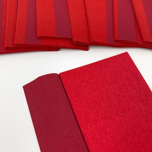 From Germany Gloria Doublette Double Sided Crepe Paper For Flower Making Red And Wine DCP-3331