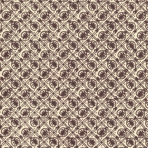 2 Sheets Italian Brown Palms Print Paper ~ Carta Varese Italy  IPV869BRN x2