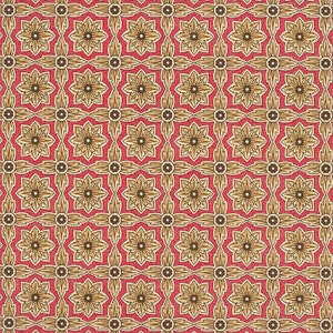 2 Sheets Italian Red Geometric Print Paper ~ Carta Varese Italy  IPV841R x2