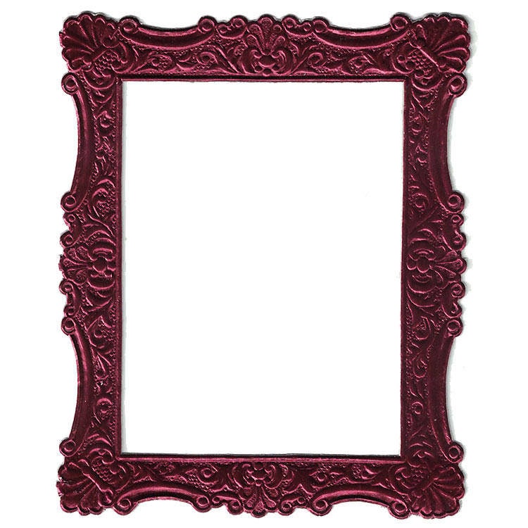 Home & Hobby 2 Germany Deeply Embossed Burgundy Paper Foil Large