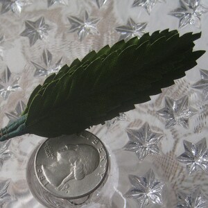 EASTER SALE new fern fronds 48 leaves in a set destash lot vintage bridal floral craft supplies White Vintage Millinery leaf lot