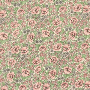 2 Sheets Pink Liberty Floral Print Italian Paper ~ Carta Varese Italy  IPV858PK x2