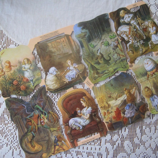 Vintage Alice in Wonderland Cut Out – Etsy