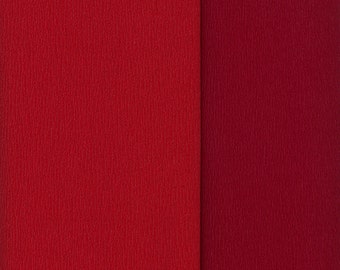 Gloria Doublette Double Sided Crepe Paper For Flower Making Germany Red And Wine  #3331