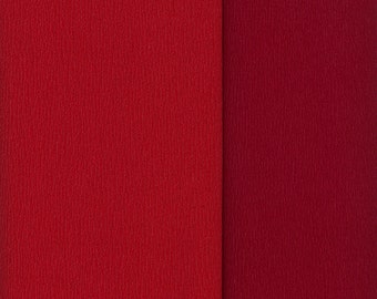 Gloria Doublette Double Sided Crepe Paper For Flower Making Germany Red And Wine  #3331