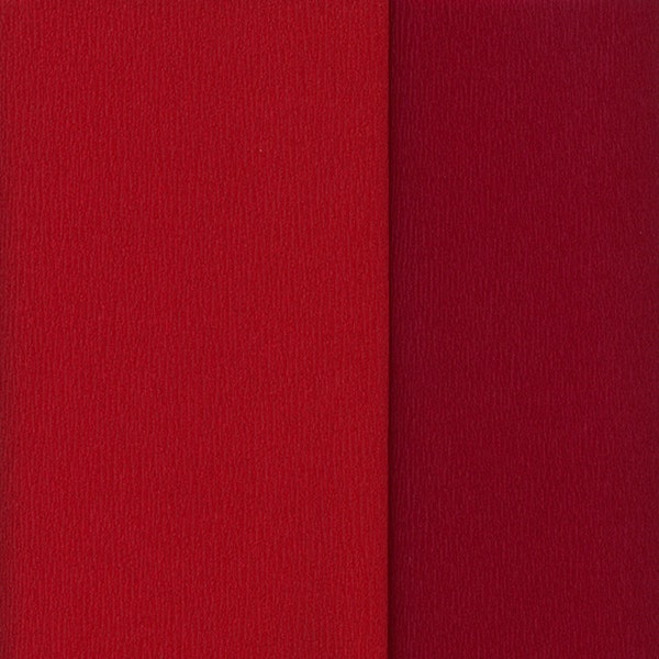 Gloria Doublette Double Sided Crepe Paper For Flower Making Germany Red And Wine  #3331