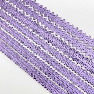 Dresden Trim Germany Fancy Light Purple Foil Assorted Paper Lace DFW7203LPU