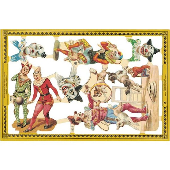 Vintage Scraps - The Circus Vintage Scraps - The Circus
