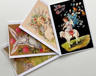 From Holland 4 Assorted Dutch Easter Postcards Vintage Style Cards Netherlands #10