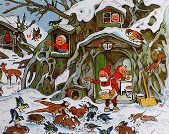 From Germany Advent Calendar Feeding The Animals Christmas Tradition ADV10098