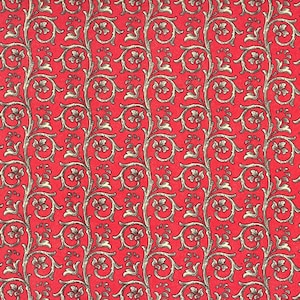 2 Sheets Red Dappled Garland Print Italian Paper ~ Carta Varese Italy  IPV814R x2