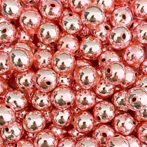 20 Czech Glass Christmas Garland Beads 16mm Light Pink GBR16LPK x2