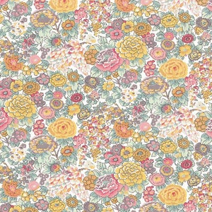 2 Sheets Italian Yellow Country Floral Print Paper ~ Carta Varese Italy   IPV862Y x2