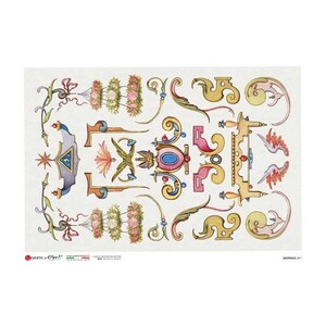 2 Sheets Italy Rice Paper Decoupage Italian Flourishes RCP-GRT-11 X2 - Etsy