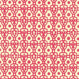 2 Sheets Italian Red Shields Print Paper ~ Carta Varese Italy IPV891R x2