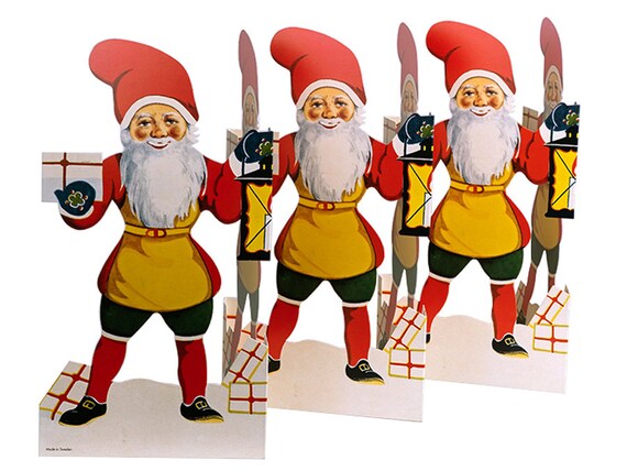 Sweden Jumbo 12 Tall Fold Out Christmas Tomte Tomtar | Etsy
